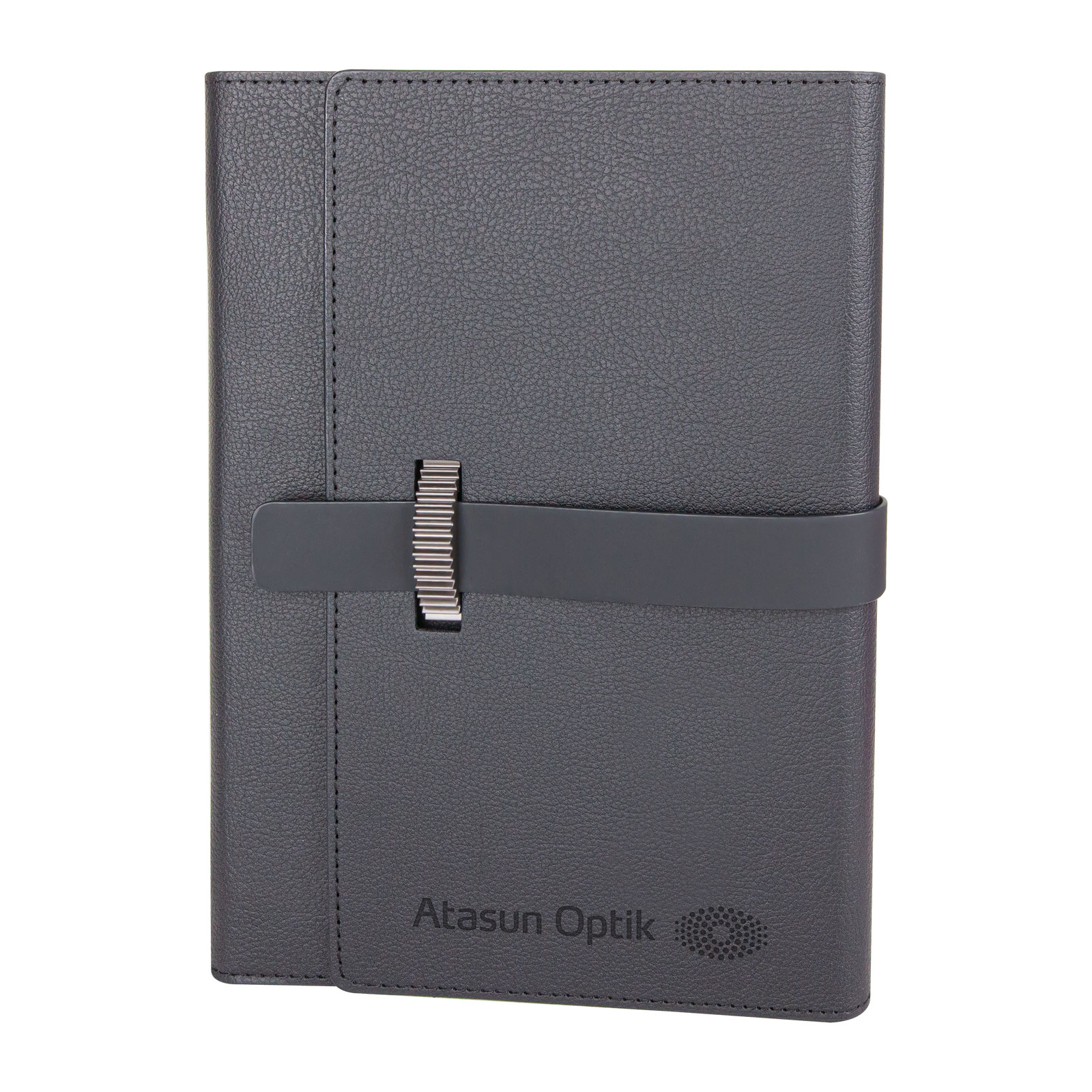 DEMİRTEPE SİYAH TARİHSİZ ORGANİZER DEFTER (17x22CM)