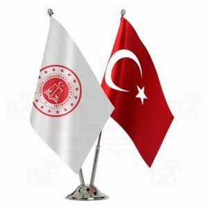 İKİLİ MASA BAYRAĞI